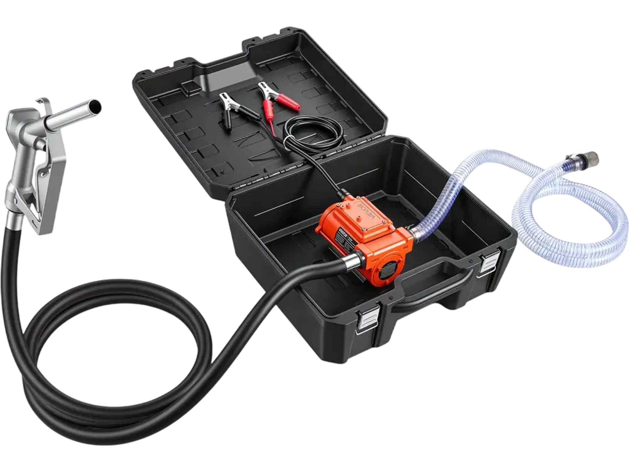 Vevor Fuel Transfer Pump 12V DC 12 GPM Portable Electric Diesel Pump Kit New