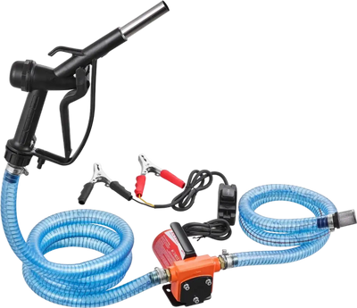 Vevor Fuel Transfer Pump 12V DC 3.7 GPM Portable Electric Diesel Pump Kit New