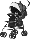 VEVOR Lightweight Stroller, Compact Easy Fold MultiPosition Recline Canopy Backrest, Carbon Steel Frame, Large Storage Basket, Umbrella Toddler Baby Stroller for Travel and More, Black/White