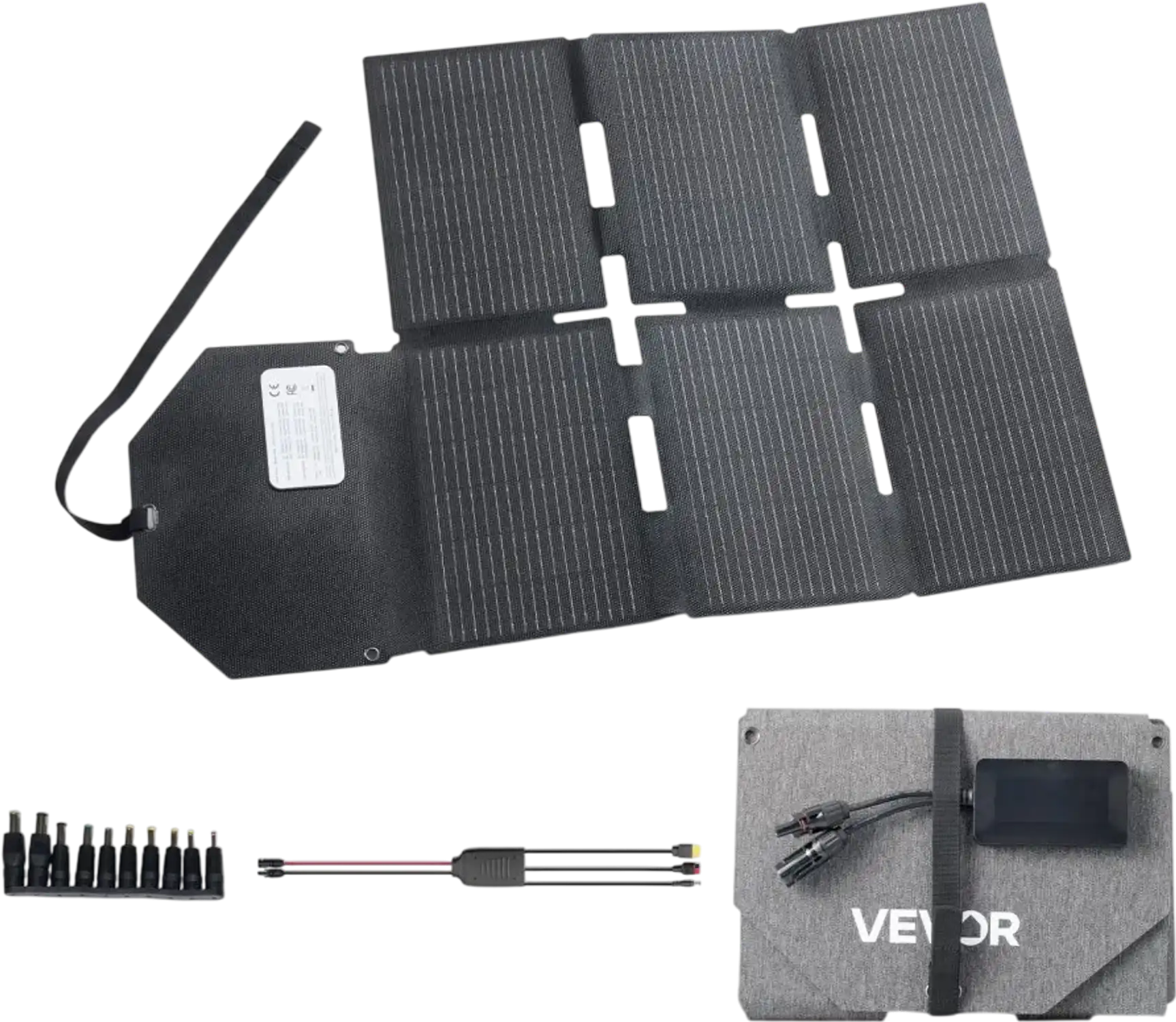 Vevor Foldable Solar Panel 60W Portable Charger New