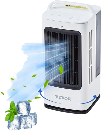 Vevor Portable Air Conditioner 4-in-1 Evaporative Air Cooler with 1700 mL Water Tank New