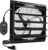 VEVOR 24 in Shutter Exhaust Fan Wall-Mount Automatic Louvers Variable Speed, Sturdy Steel Housing, Low Noise, AC Motor, 7030 CFM Ventilation and Cooling for Attic, Garage, Barn, Greenhouse, Workshop