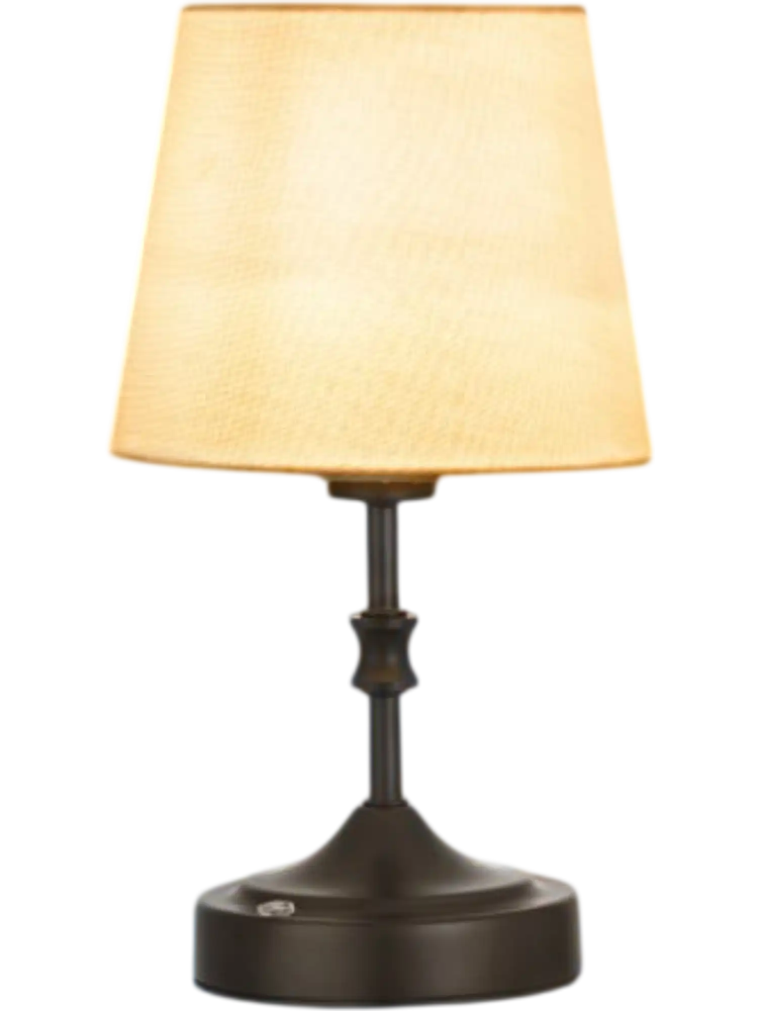 Vevor Table Lamp Cordless Rechargeable Fabric Shade Black New