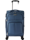 VEVOR Softside Expandable Luggage with Spinner Wheels, 20-Inch Softside Carry on Luggage, Lightweight Checked Suitcase with Expandable Zippered Pocket and TSA Lock, Blue