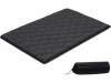 VEVOR Japanese Tatami Mat, Full Size Foldable Japanese Tatami Mattress, Futon Mattress with Storage Bag & Fastener, 9-Layer Floor Mat for Sleeping, Dormitory, Meditation, Yoga, 80 x 54 x 3.5 in, Black