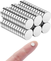 VEVOR Rare Earth Magnets, 100 Pcs Strong Round Small Neodymium Magnets Disc with Transparent Storage Box, for Whiteboard, Refrigerator, Cabinet, Dry Erase Board, Home, Kitchen, Office, School