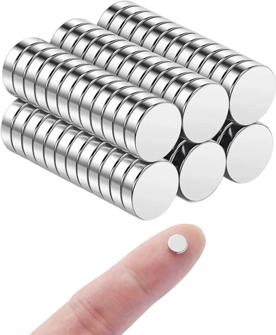 VEVOR Rare Earth Magnets, 100 Pcs Strong Round Small Neodymium Magnets Disc with Transparent Storage Box, for Whiteboard, Refrigerator, Cabinet, Dry Erase Board, Home, Kitchen, Office, School