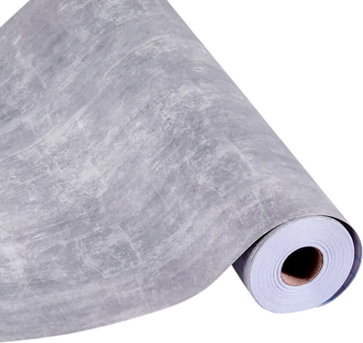 VEVOR Peel and Stick Wallpaper, 15.7 x 590.5 inch Contact Paper Waterpoof Self Adhesive, Easy to Clean Wall Decorative Vinyl Roll for Bedroom Kitchen Bathroom Office,Dark Gray Industrial Style