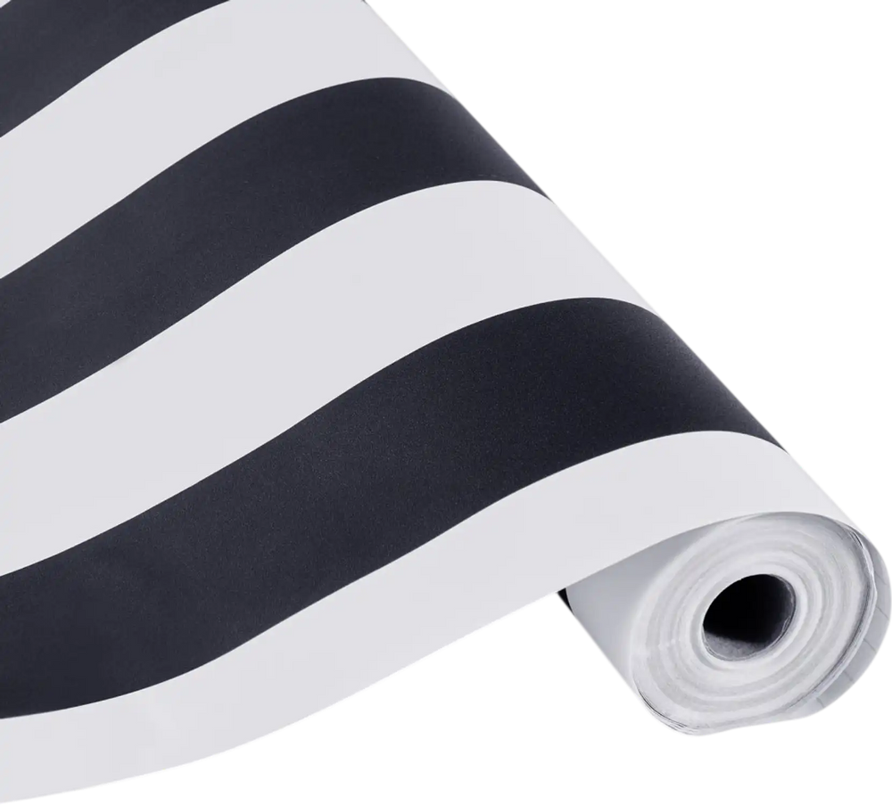 VEVOR Peel and Stick Wallpaper, 17.7 x 590.5 inch Contact Paper Black White Modern Geometric Waterpoof Self Adhesive, Easy to Clean Wall Decorative Vinyl Roll for Bedroom Kitchen Bathroom Office