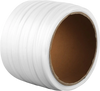 VEVOR Packaging Woven Cord Strapping Roll, 660' Length x 1/2" Width x 0.03" Thickness, 882 lbs Breaking Strength, Heavy Duty Banding Pallet Strap Coil, Portable Strong Banding Packing Straps, White