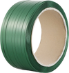 VEVOR Packaging Polyester PET Strapping Roll, 1000' Length x 0.63" Width x 0.03" Thickness, 992 lbs Break Strength, Heavy Duty Banding Pallet Strap Coil, Portable Strong Banding Packing Straps, Green