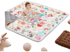 VEVOR Baby Play Mat, 50""x50"" Baby Crawling Mat, Non-Slip One-Piece Thickened Soft Baby Playmat, Foldable Rollable Floor Mat, Waterproof Activity Playmats for Babies,Toddlers, Infants, Machine Washable