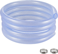 VEVOR Braided Clear Vinyl Tubing, 3/4
