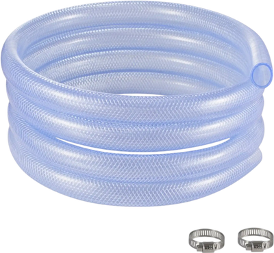 VEVOR Braided Clear Vinyl Tubing, 3/4