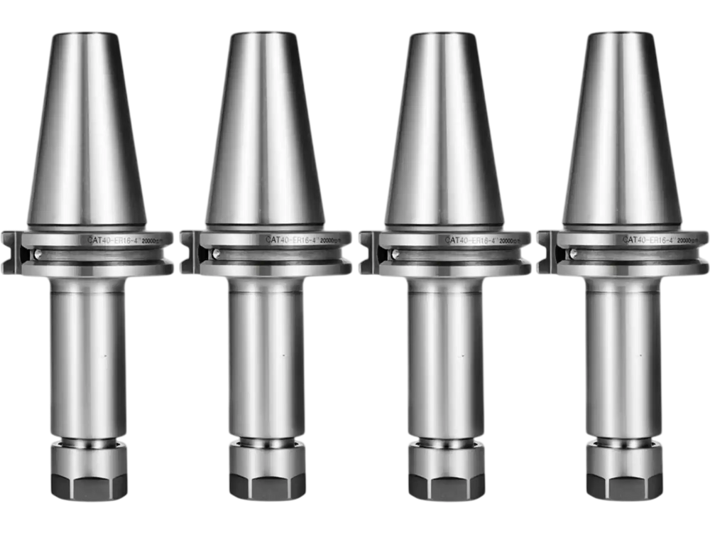 VEVOR CAT40-ER16 COLLET CHUCK--4 CHUCKS Tool Holder Set 100mm