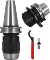 VEVOR Integrated CAT40 Collet Chuck Keyless Drill Chuck 1/2 inch for CAT40 CNC Engraving Machine & Milling Lathe Tool (CAT40)
