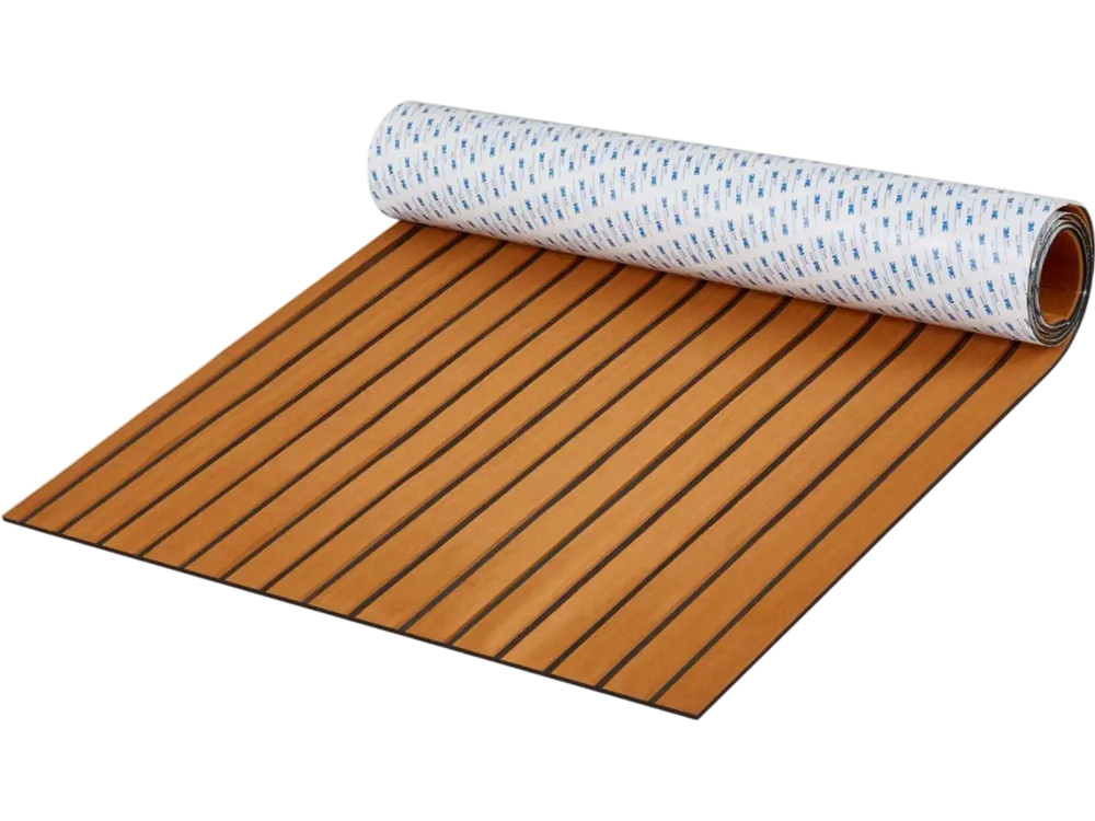 VEVOR Boat Flooring, EVA Foam Boat Decking 94.5" x 35.4", Non-Slip Self-Adhesive Flooring, 23.2 sq.ft Marine Carpet for Boats, Yacht, Pontoon, Kayak Decking