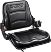 VEVOR Universal Forklift Seat, Fold Down Tractor Seat with Adjustable Angle Back, Micro Switch and Retractable Seatbelt, 6.3-13.4 inch Slot Forklift Seat for Tractor Loader Excavator