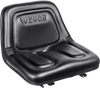 VEVOR Universal Tracor Seat, Lawn Mower Seat with Micro Switch and Drainage Holes, 6.3-13.4 inch Extended Slot Tractor Seat for Tractor Loader Excavator