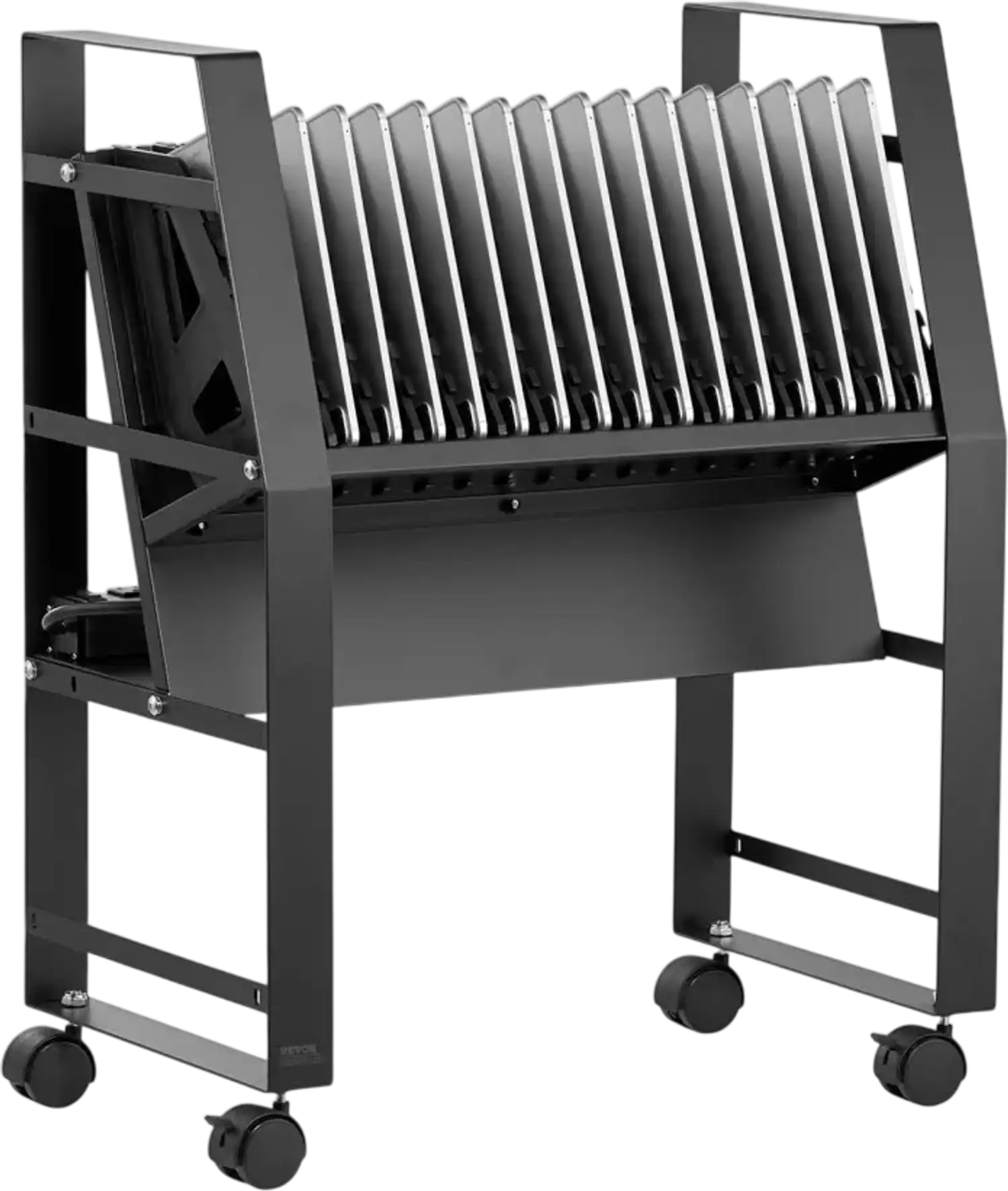 Vevor Charging Cart 16-Device Mobile Open Charging Station for Laptops and Tablets New