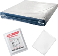 VEVOR Plastic Mattress Bag, 2 Mil Thick Mattress Storage Bag, Wear-Resistant and Waterproof Plastic Bed Cover with Reinforced Corner Design, Heavy-Duty Mattress Moving Supplies (2 Pack, Queen Size)