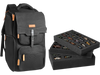 VEVOR Miniature Storage Carrying Figure Bag, Fits 58 Infantry Minis, Miniature Transport Bag with Handle & Adjustable Shoulder Strap, 3 Foam Layers for Large Storage Capacity (Minis Not Included)