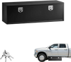 VEVOR Underbody Truck Tool Box, 60 x 18 x 18 Inch Heavy Duty Steel Trailer Storage Box with Lock & Keys, Waterproof Trailer Storage Organizer Under Body Chest with T-Handle for Truck, Van, SUV, Black