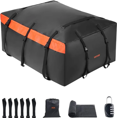 Vevor Roof Cargo Bag 20 Cu. Ft. Waterproof Car Rooftop Carrier New
