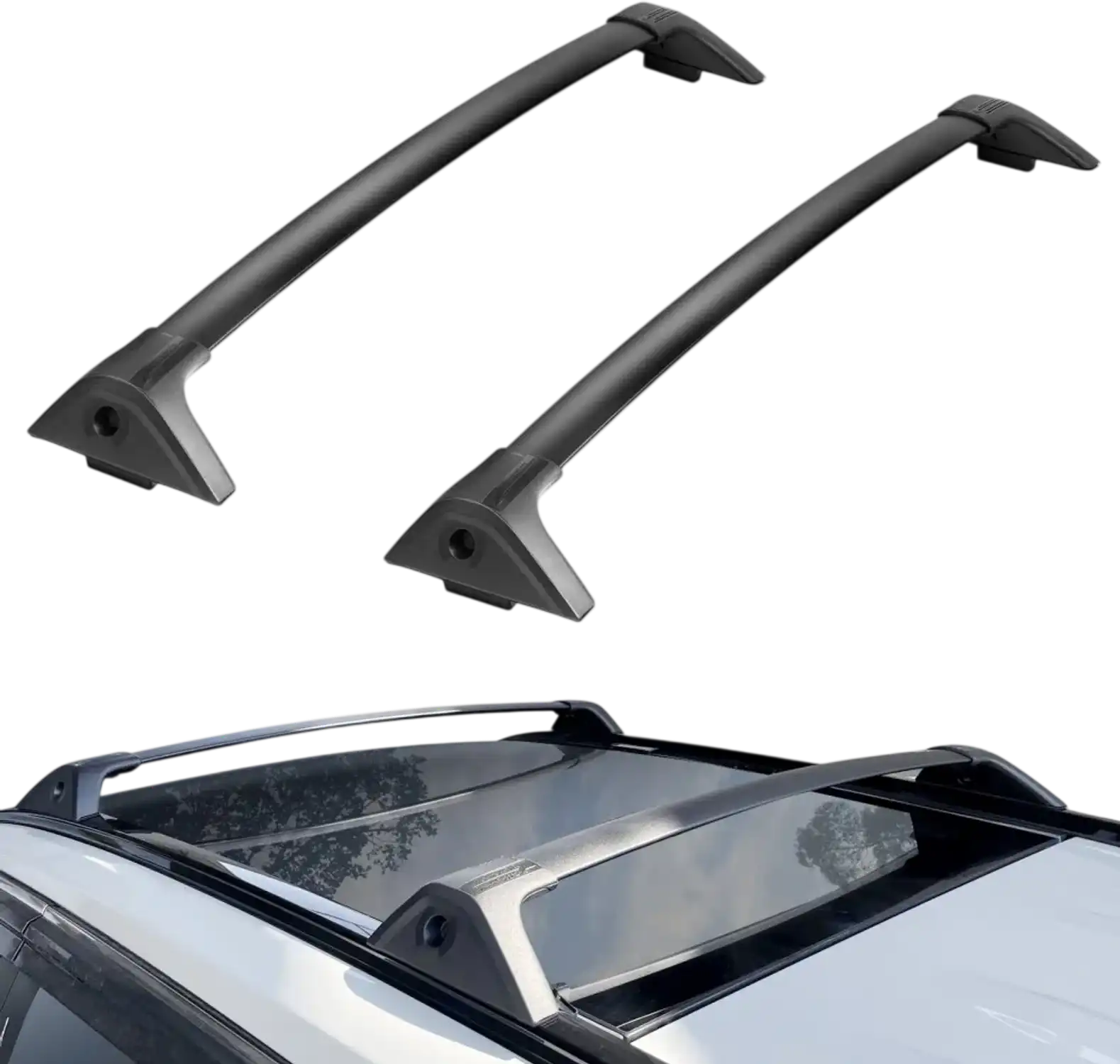 Vevor Roof Rack Cross Bars Toyota RAV4 2019-2023 Aluminum Locking 260 lbs Capacity New