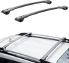 VEVOR Roof Rack Cross Bars, Fit for 2014-2021 Subaru Forester with Raised Side Rails, 200 lbs Load Capacity, Aluminum Crossbars with Locks, for Rooftop Cargo Carrier Bag Luggage Kayak Bike
