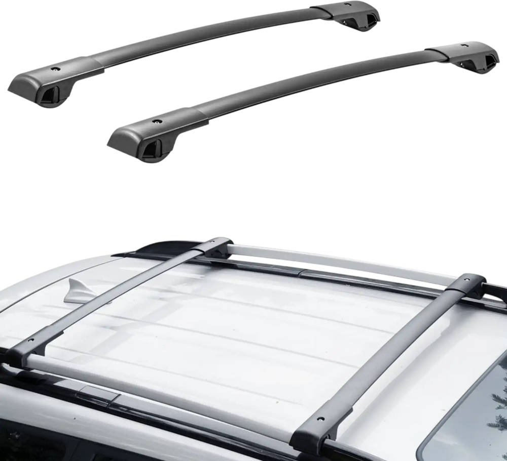 VEVOR Roof Rack Cross Bars, Fit for 2014-2021 Subaru Forester with Raised Side Rails, 200 lbs Load Capacity, Aluminum Crossbars with Locks, for Rooftop Cargo Carrier Bag Luggage Kayak Bike