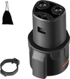 VEVOR J1772 to Tesla Charger Adapter, 80 Amp 240V AC, SAE J1772 EV Charging Adapter to Tesla Plug, with Storage Bag Anti-Drop Lock IP65 Material, Compatible with Tesla Model 3, Y, S, X