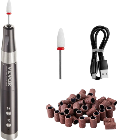 Vevor Nail Drill Cordless 30,000 RPM Rechargeable E-File Machine New