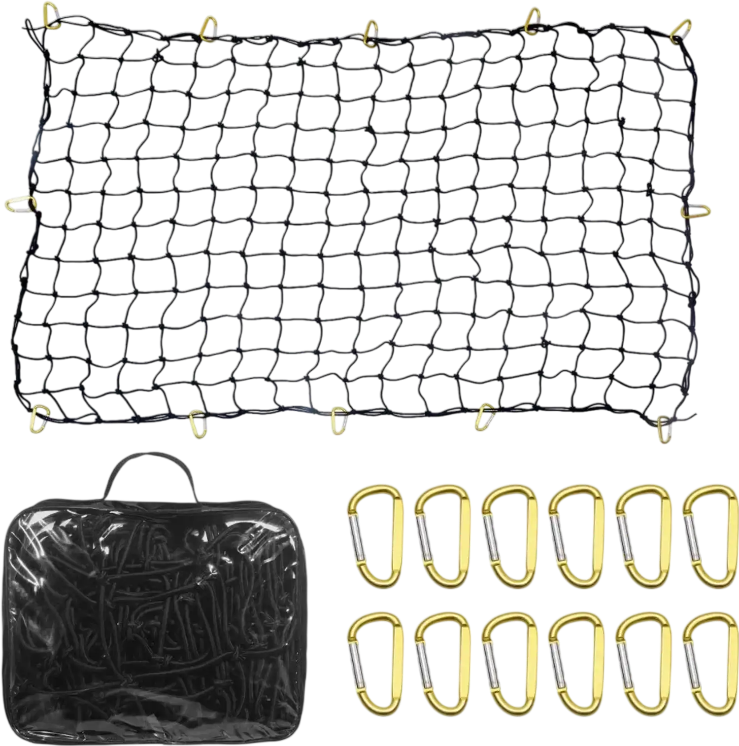 Vevor Cargo Net Heavy Duty Bungee Cargo Netting 72