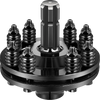 VEVOR Slip Clutch, 1 3/8\" PTO Slip Clutch, 6 Spline Ends PTO Friction Clutch, Carburized Steel Tractor Slip Clutch, Adjustable Rotary Cutter Slip Clutch, Black PTO Slip Clutch Spline for PTO Shaft