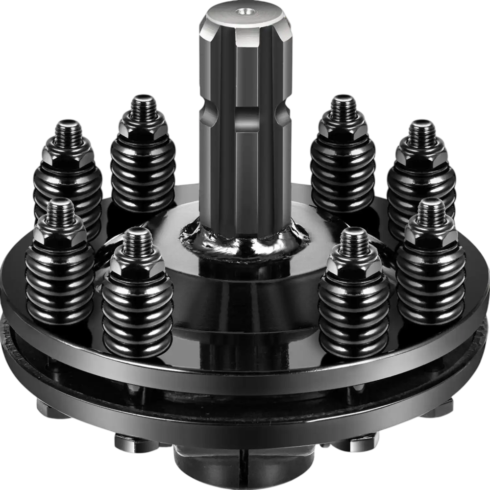 VEVOR Slip Clutch, 1 3/8\" PTO Slip Clutch, 6 Spline Ends PTO Friction Clutch, Carburized Steel Tractor Slip Clutch, Adjustable Rotary Cutter Slip Clutch, Black PTO Slip Clutch Spline for PTO Shaft