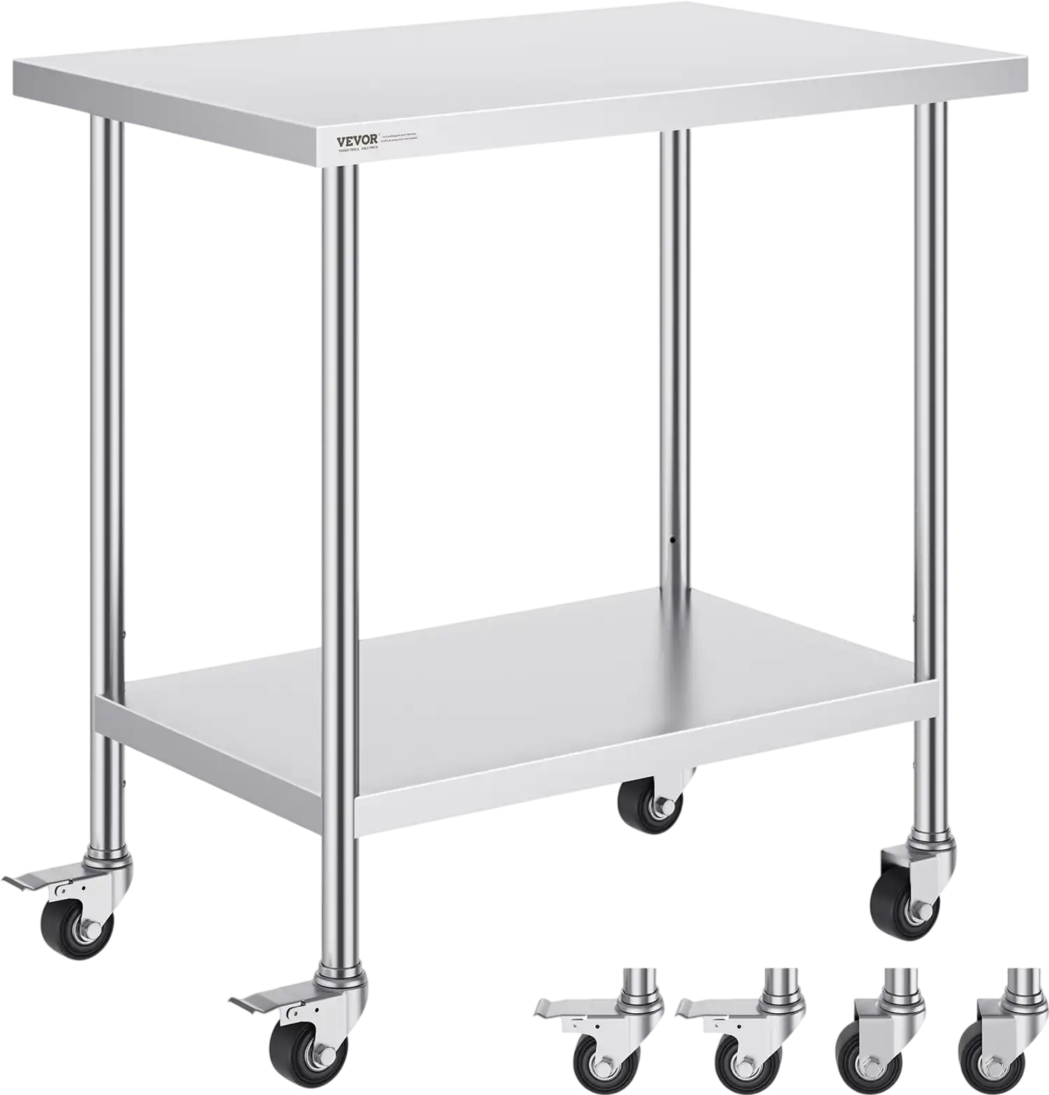 Vevor Prep Table Stainless Steel 24