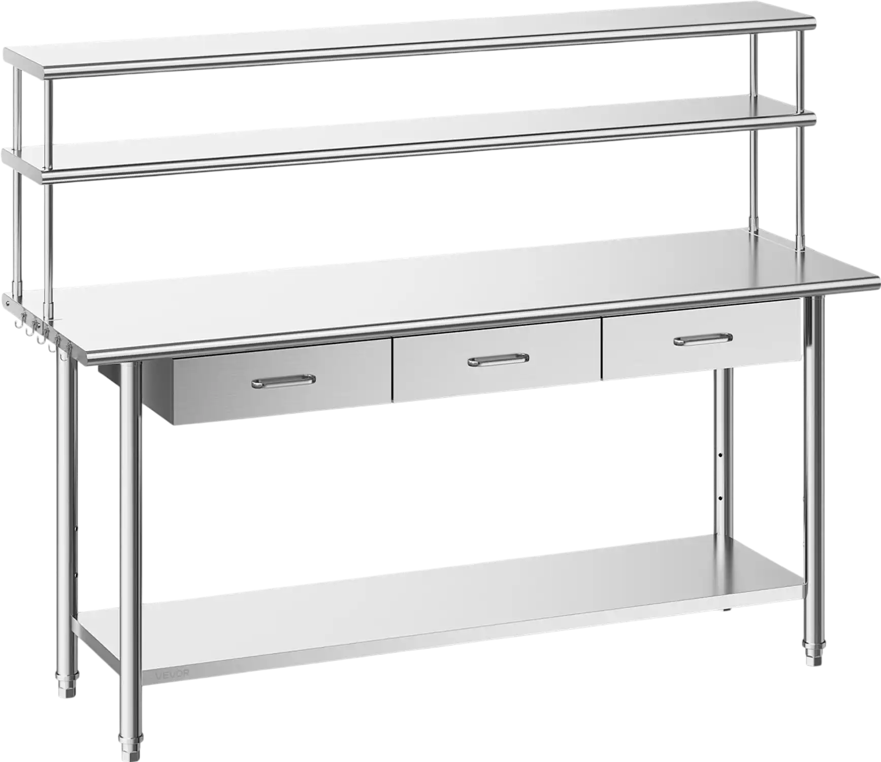 Vevor Work Table Stainless Steel 24