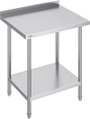 VEVOR 24 x 30 x 36 Inch Stainless Steel Work Table, Commercial Food Prep Worktable Heavy Duty Prep Worktable, Metal Work Table with Adjustable Height for Restaurant, Home and Hotel