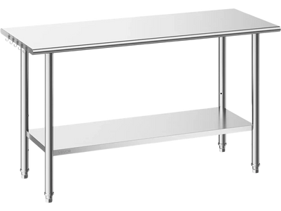Vevor Work Table Stainless Steel 24