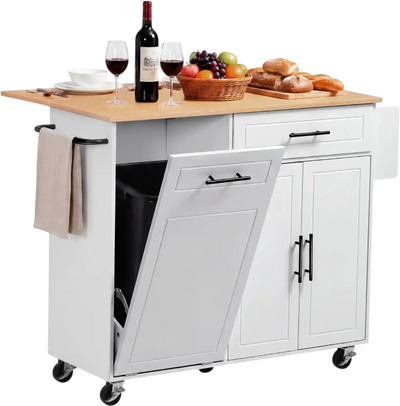 Vevor Kitchen Island Cart with Storage 46.06