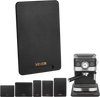 VEVOR Appliance Slider, Large 16 x 12-inch, Rolling Sliding Tray with Silent Rubber Wheels & Hollow Handle, Easy to Clean, Appliance Rolling Tray for Coffee Maker, Kitchen Countertop, Black