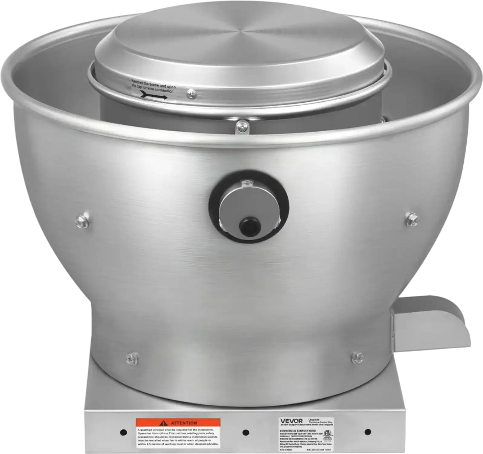 Vevor Exhaust Fan Commercial Kitchen 612 CFM Direct Drive Hood Vent New
