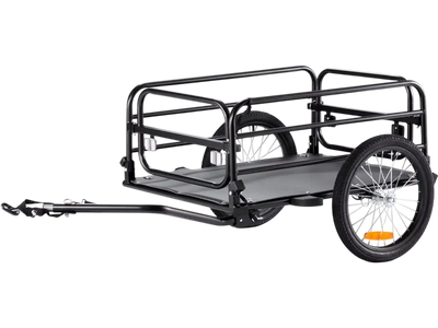 Vevor Bike Cargo Trailer Foldable Bicycle Wagon Cart 160 lbs Capacity 16