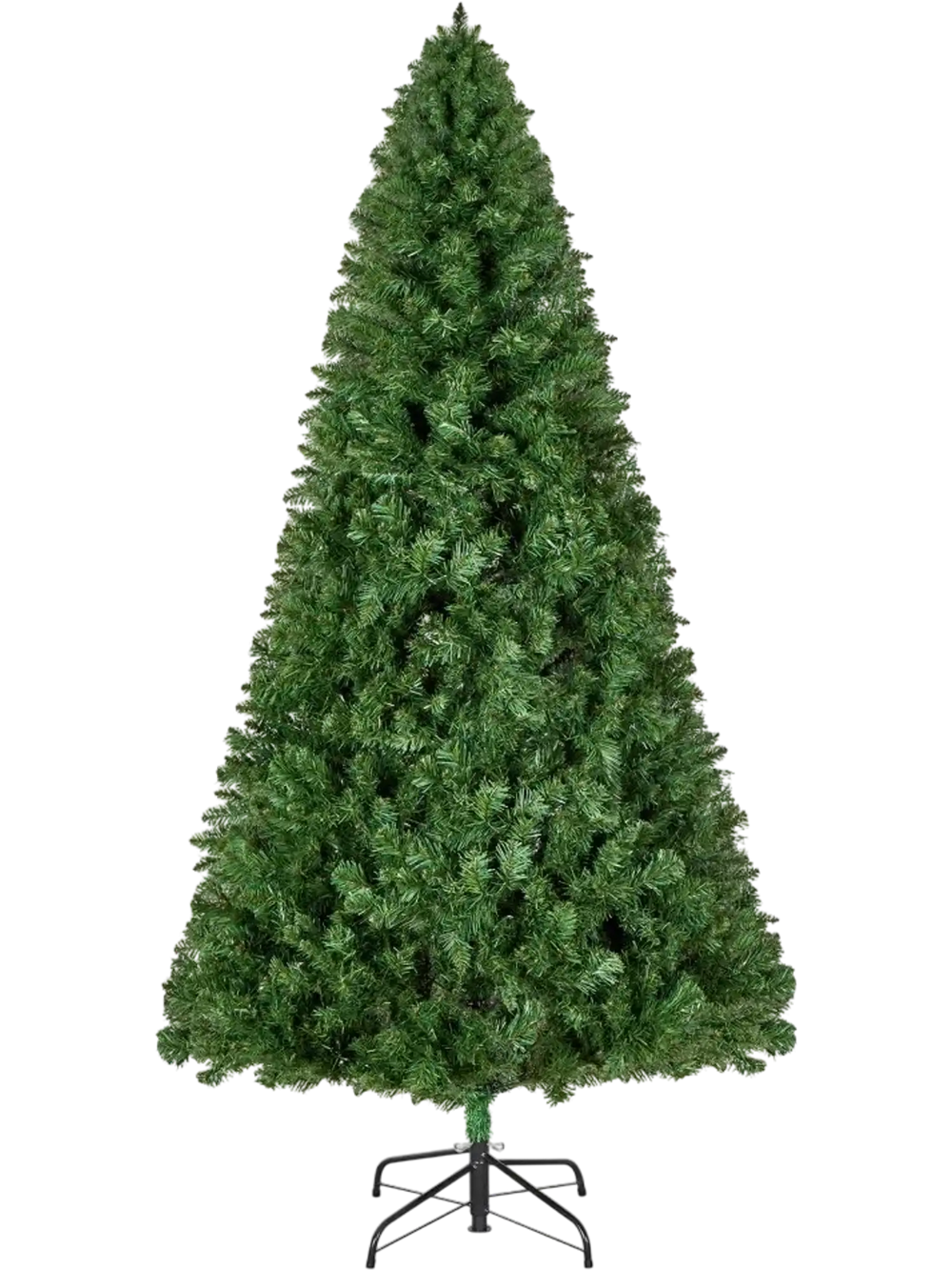 VEVOR Christmas Tree, 6ft Artificial Xmas Tree, Full Holiday Decor Trees with 1250 Branch Tips & Sturdy Metal Base for Home Party Office Decoration