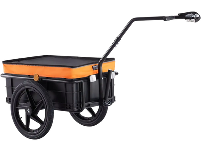 Vevor Bike Cargo Trailer Heavy-Duty Foldable Bicycle Wagon Cart with Waterproof Cover and 16