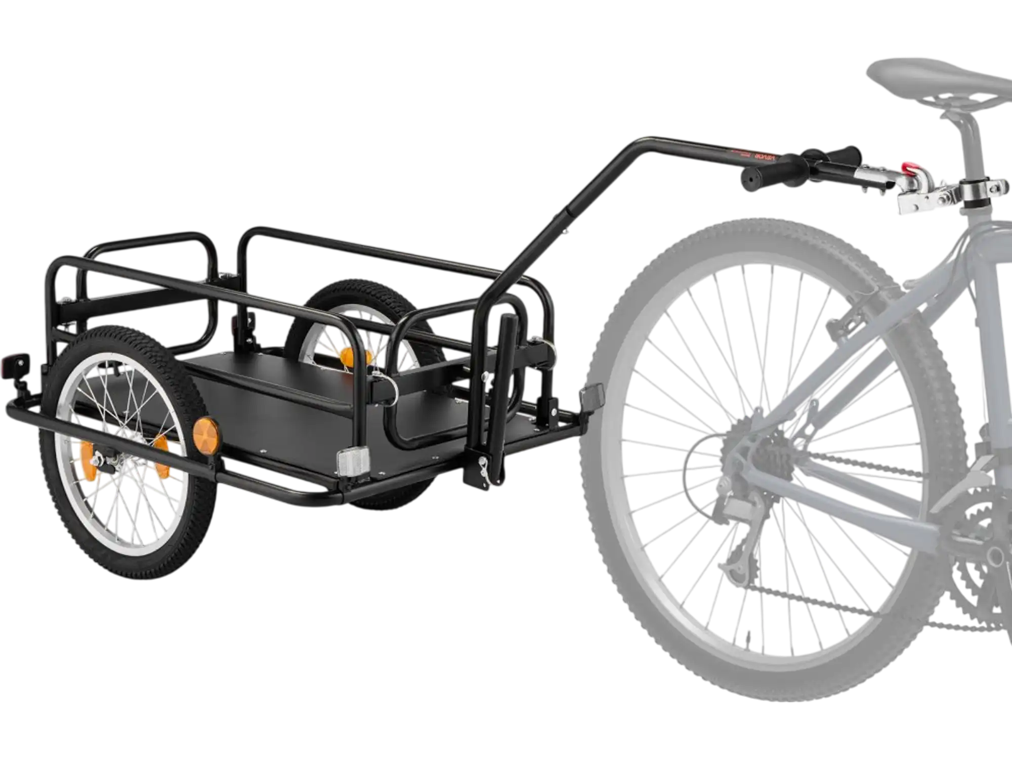 Vevor Bike Cargo Trailer 2-in-1 Folding Pushcart Wagon New