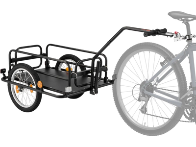 Vevor Bike Cargo Trailer 2-in-1 Folding Pushcart Wagon New