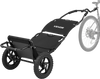 VEVOR Bike Cargo Trailer 60 lbs Load 3-in-1 Bicycle Wagon Cart Folding, Backpack/Trailer/Pushcart Mode with 12-Inch Wheels, Foldable Carbon Steel Frame, Fits 22-28 in Bike Wheels, for Carrying Cargo