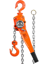 VEVOR Manual Lever Chain Hoist, 1-1/2 Ton 3300 lbs Capacity 10 FT Come Along, G80 Galvanized Carbon Steel with Weston Double-Pawl Brake,Auto Chain Leading & 360° Rotation Hook, for Garage Factory Dock